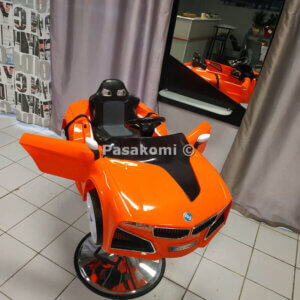 Παιδικό κάθισμα κομμωτηρίου "BMW" Orange - Image 6