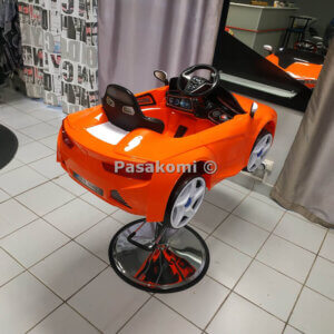 Παιδικό κάθισμα κομμωτηρίου "BMW" Orange - Image 4