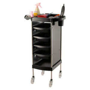 "ELEGANT" Τρόλλεϋ Συρταριέρα Βοηθός Κομμωτηρίου Κουρείου 93*53*41cm