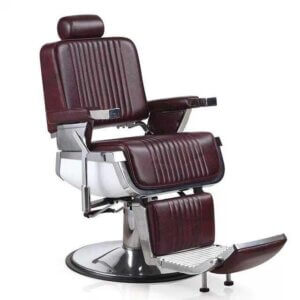 Καρέκλα Barber "CLASSIC" Inox Wine Red