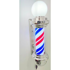 Barber Pole "SIGN" Chrome - Image 4